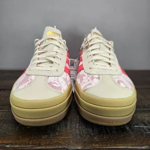 NEW Adidas Originals Gazelle Bold Liberty London Womens Size 9.5 Scarlet JR8885 - Picture 3 of 13